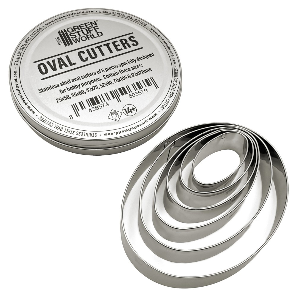 Green Stuff World ovális vágókészlet